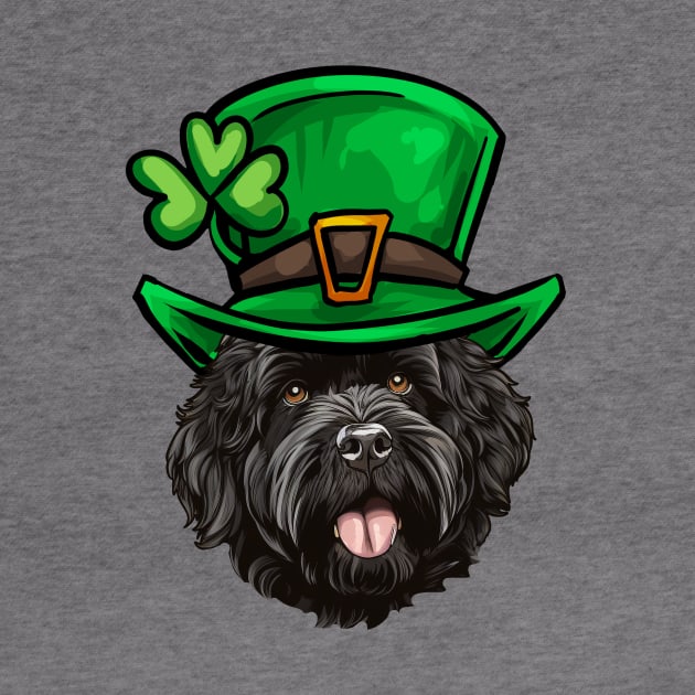 Funny St Patricks Day Bouvier des Flandres by whyitsme